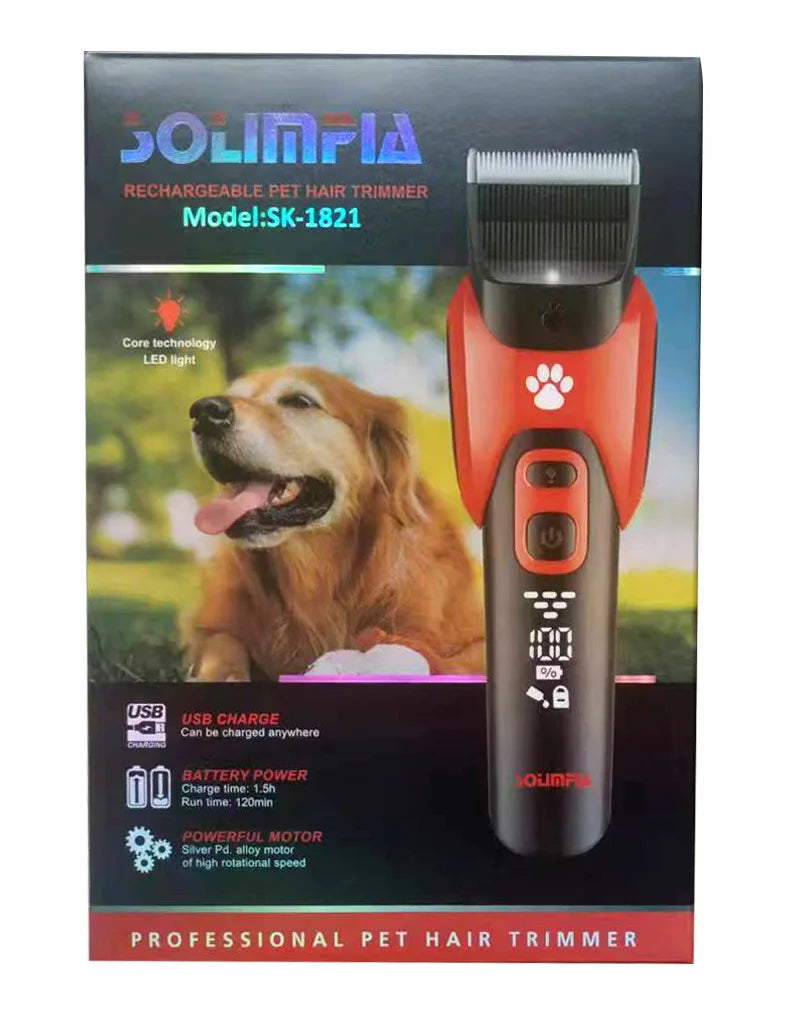 Professional Pet Hair Clipper & Grooming Trimmer