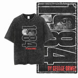 1984 Graphic Cotton Tee | Vintage Streetwear Men's T-Shirt