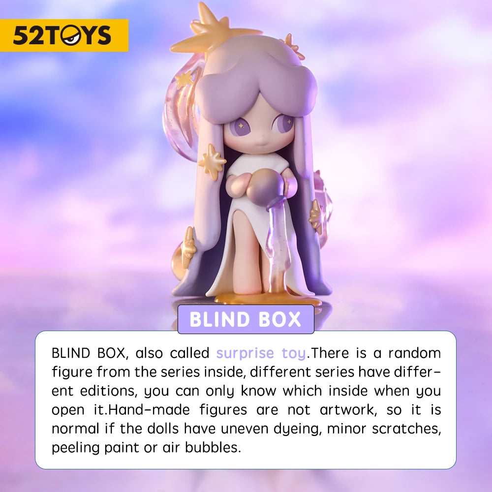 52TOYS Blind Box Laplly Song of the Tarot, Mystery Box, Random 1PC Cute Action Figure Collectible Toy Desktop Decoration