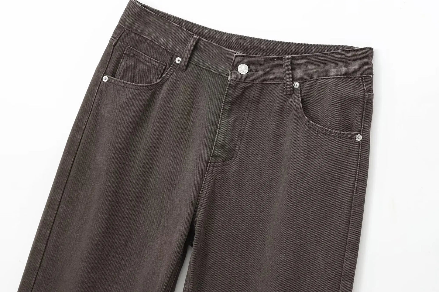 Maxdutti Retro Straight-Leg Mom Jeans | Cotton Denim