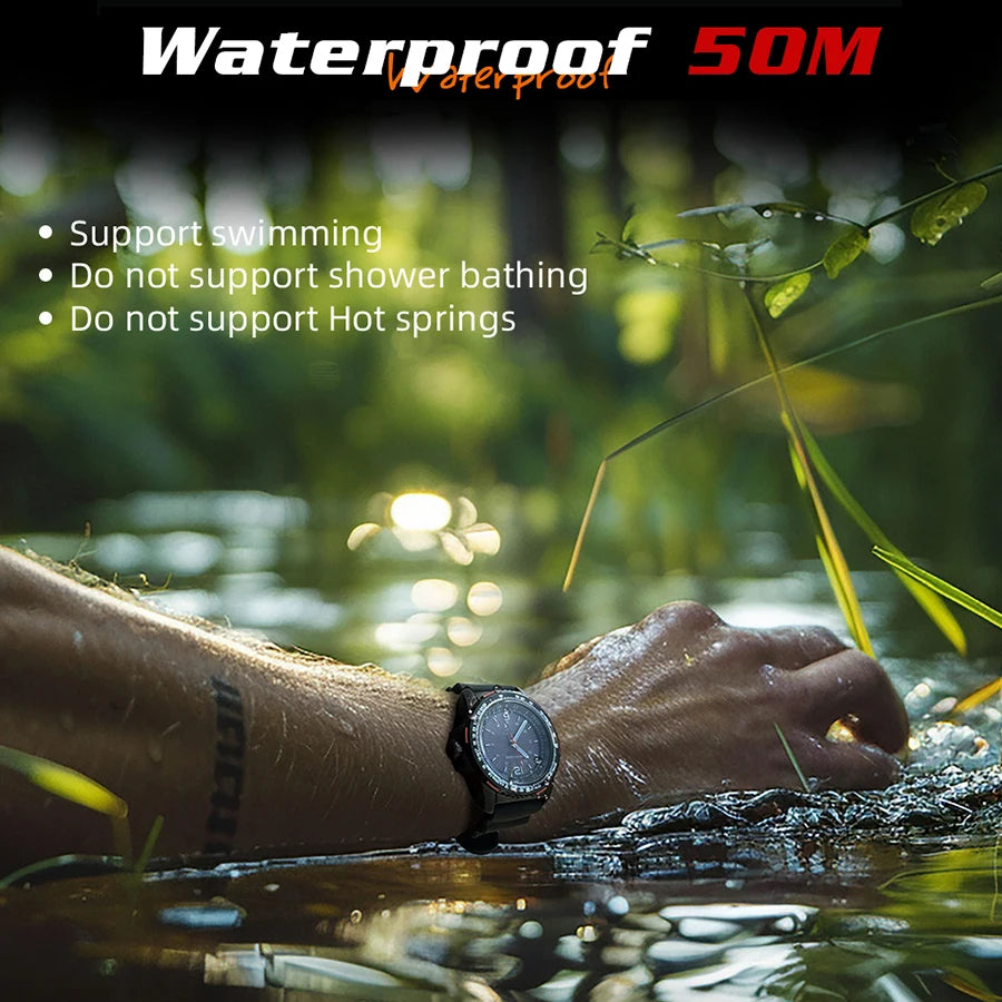 NORTH EDGE Gift Box Watch for Man Solar-powered PHOTON Fashion Quartz Watch Waterproof 50M Sport Silicone Strap Men Watch Reloj