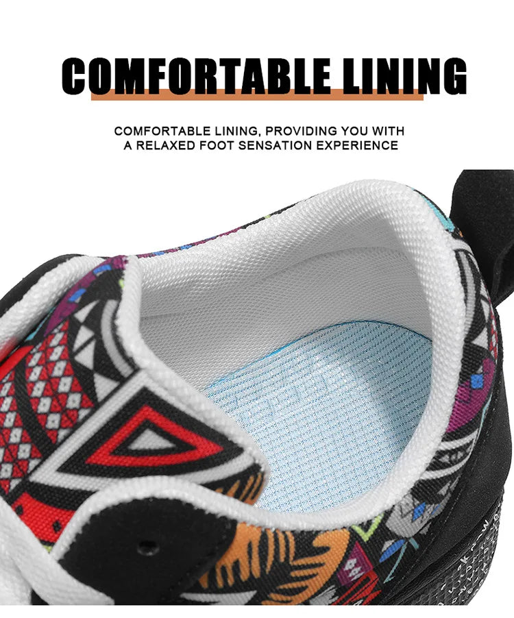 Men’s Graffiti Platform Sneakers