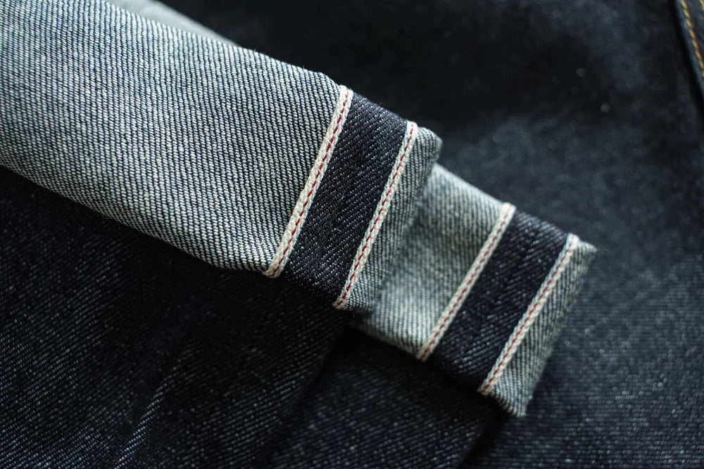 SauceZhan 344XX High-Rise Relaxed Selvedge Denim Jeans