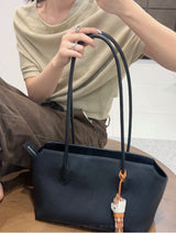 Genuine Leather Tote Bag – Pebbled Top-Grain Cowhide