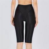 Women's Sheer Stretch Knee-Length Shorts