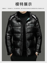 Men's Quilted Hooded Parka – Warm Winter Jacket