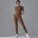 Performance Zip-Front Yoga Jumpsuit