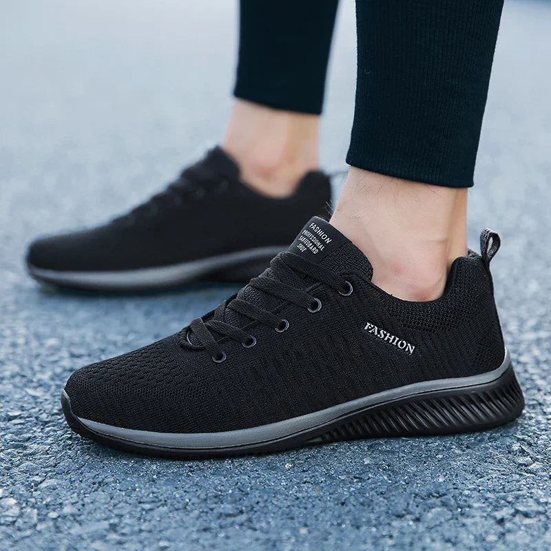 Men's Lightweight Knit Sneakers | Breathable Mesh Athletic Shoes