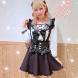 Kawaii Lolita Suspender Skirt Set – Sweet A-Line Mini