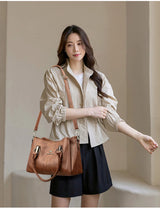 High Quality Cow Leather Ladies Handbags Fashion Luxury Female Messenger Tote Bags Women Genuine Leather Shoulder Crossbody Sac