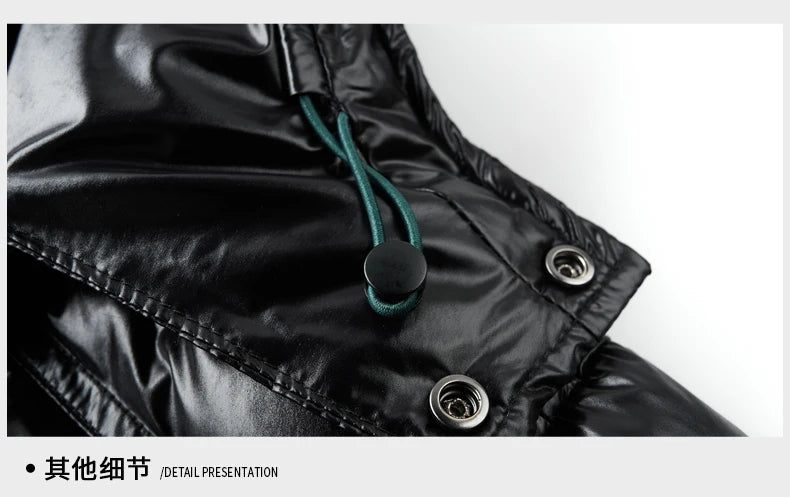 Men's Quilted Hooded Parka – Warm Winter Jacket