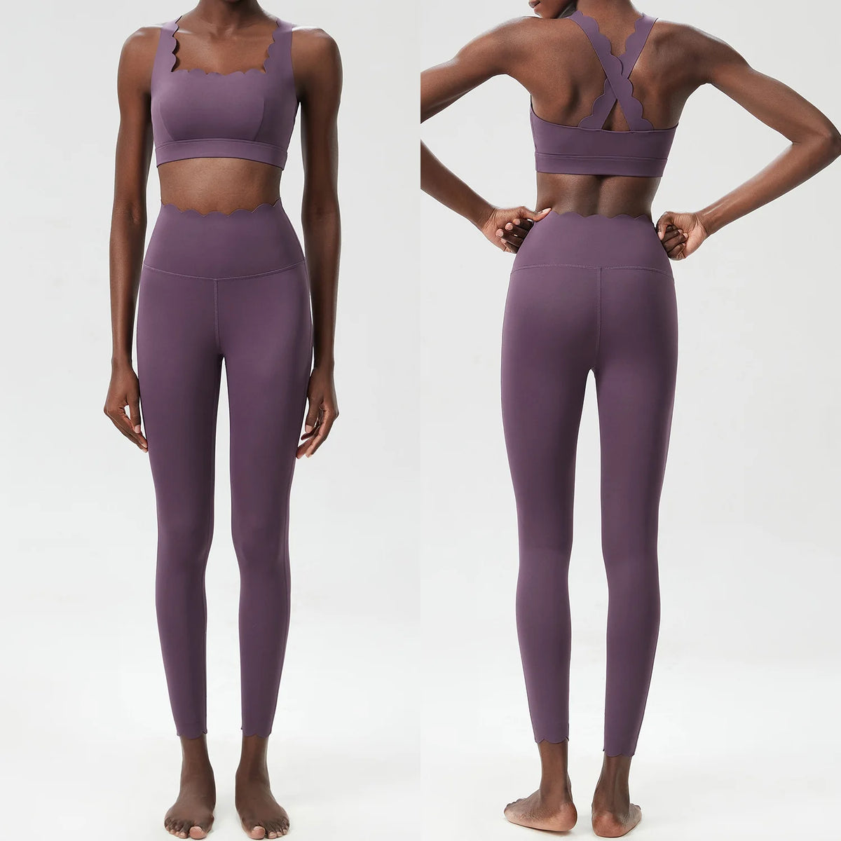 Women's Seamless High-Stretch Yoga & Fitness Set (2-Piece)