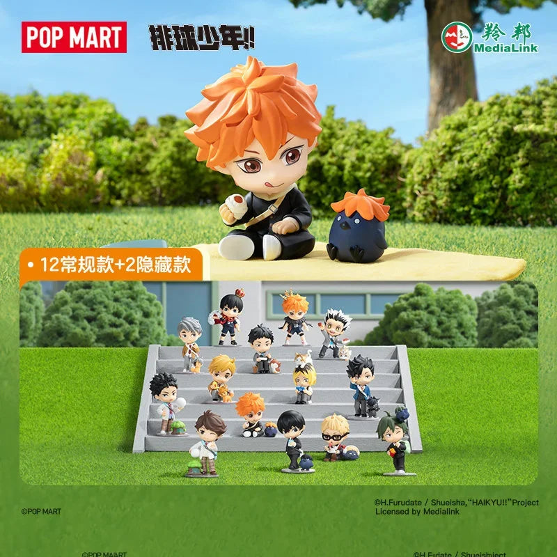POP MART HAIKYU!! OFF-COURT VIBES Series  Mystery Box Genuine Blind Box Guess Toys Bag Ornament Figurine Home Decor Desktop Doll