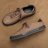 Men's casual shoes 2025 brand fashion comfortable leather shoes men