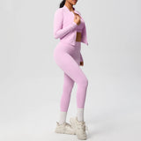 3pcs Sportswear Yoga Set Gym Sports Bra Zipper Jacket Leggings Clothes Sportswear Yoga Suits For Women Fitness Set Tracksuit