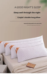 White Pillow Core Home Soft Filling Cushion 48x100/48x120/48x150/48x180 Lengthen Pillows Quilted Sleeping Cushions almohada