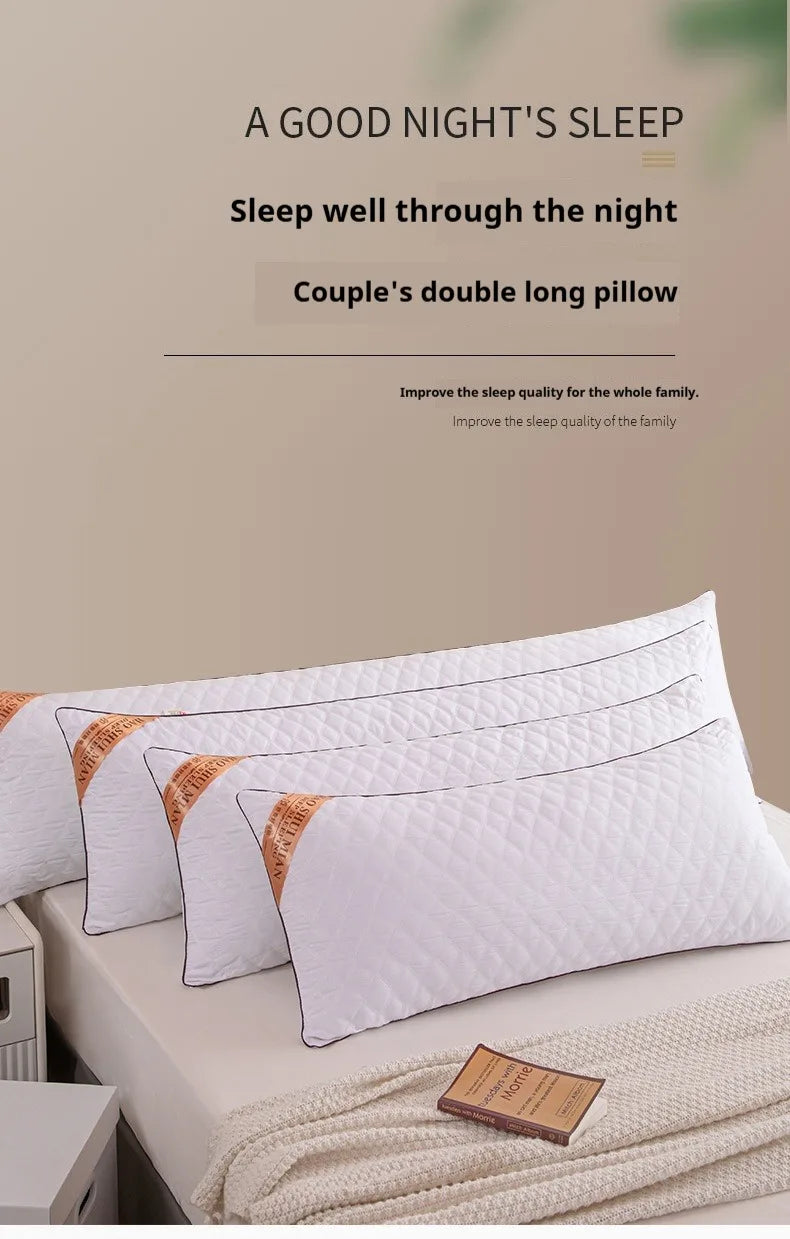 White Pillow Core Home Soft Filling Cushion 48x100/48x120/48x150/48x180 Lengthen Pillows Quilted Sleeping Cushions almohada