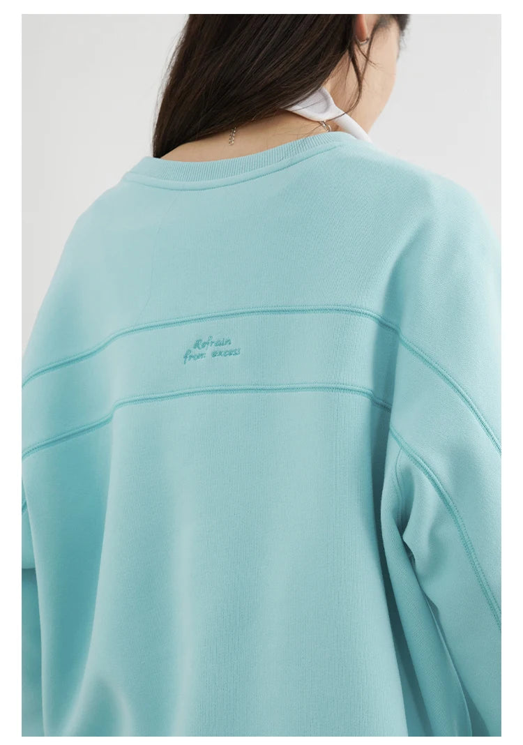 Women's Embroidered Raglan Sweatshirt