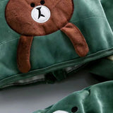 Children’s 3-Piece Padded Cartoon Outfit