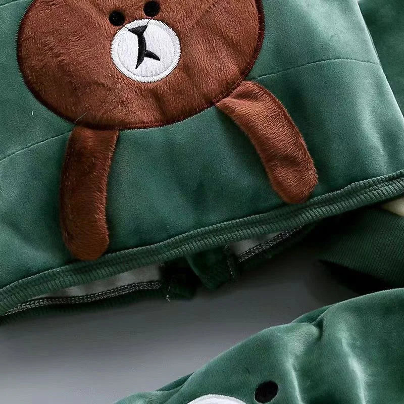 Children’s 3-Piece Padded Cartoon Outfit