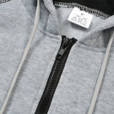 Men’s Fleece Zip-Up Hoodie with Pockets