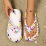 Leopard Print Cloud Slides – Soft Thick-Sole Summer Beach Sandals