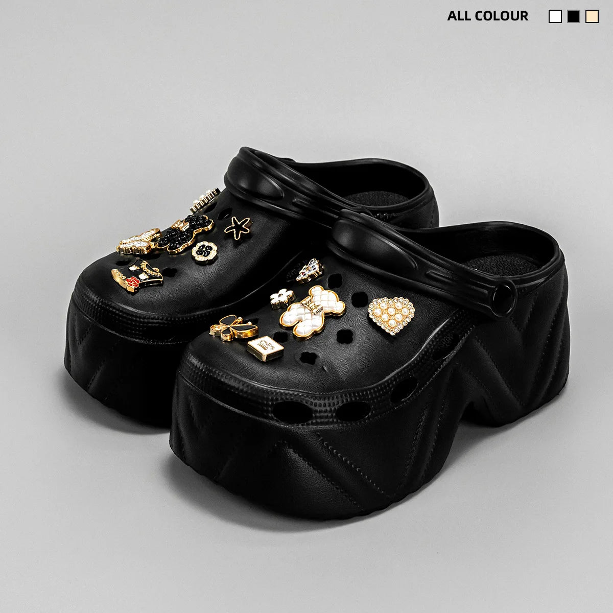Women’s 9CM High-Platform Garden Clogs