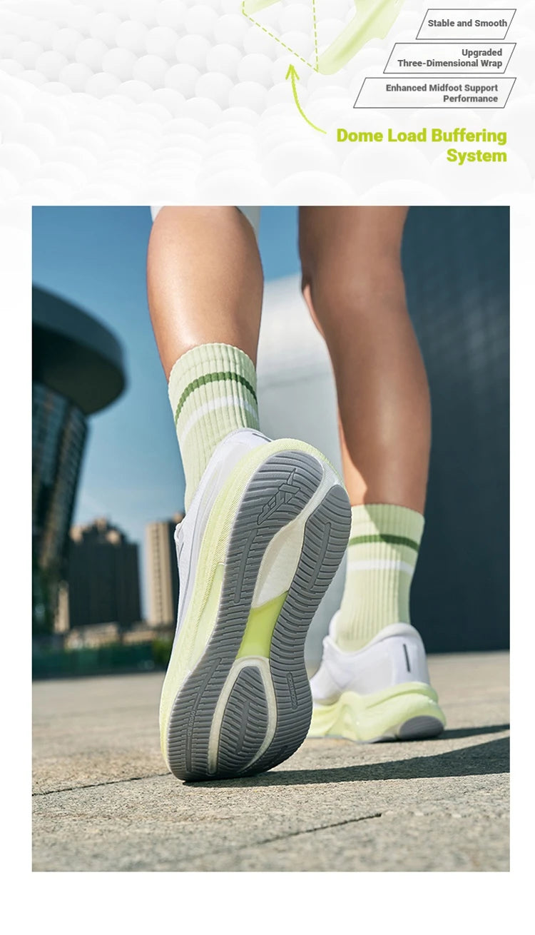 Xtep 2000km Plus Running Shoes Women's 2025 Spring Lightweight Anti-slip Wear-Resistant Training Jogging Sneakers 875318110009