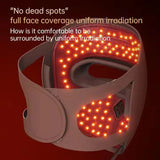 320 LED Beads Facial Photon Beauty Mask 4D Silicone Red Light Photon Skin Rejuvenation Anti Wrinkle Anti Acne Facial Beauty care