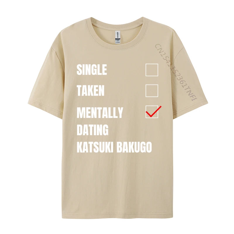 Funny Bakugo "Mentally Dating" T-Shirt