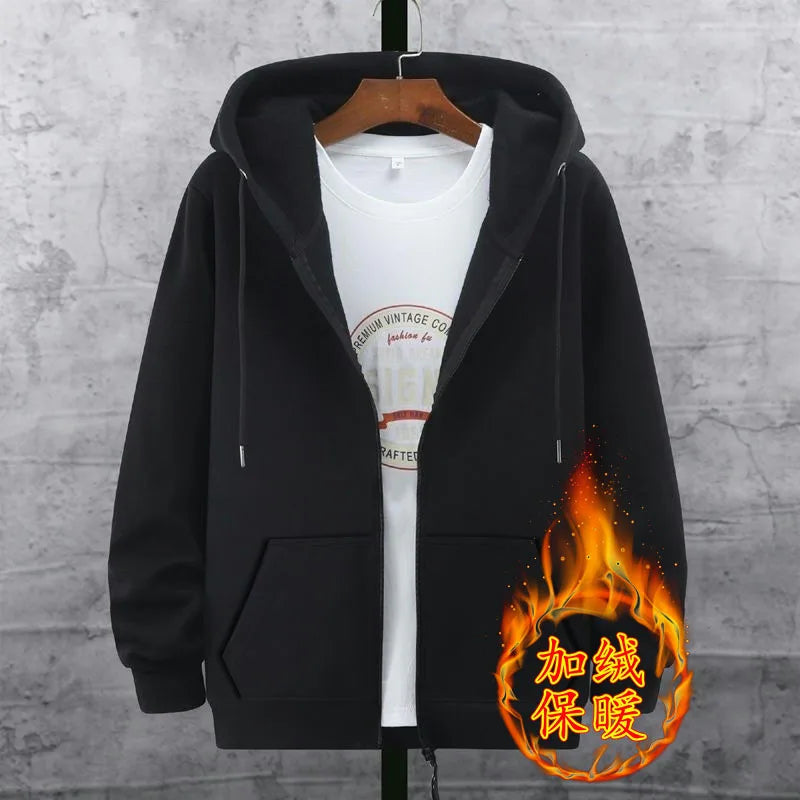 Unisex Fleece Zip-Up Hoodie
