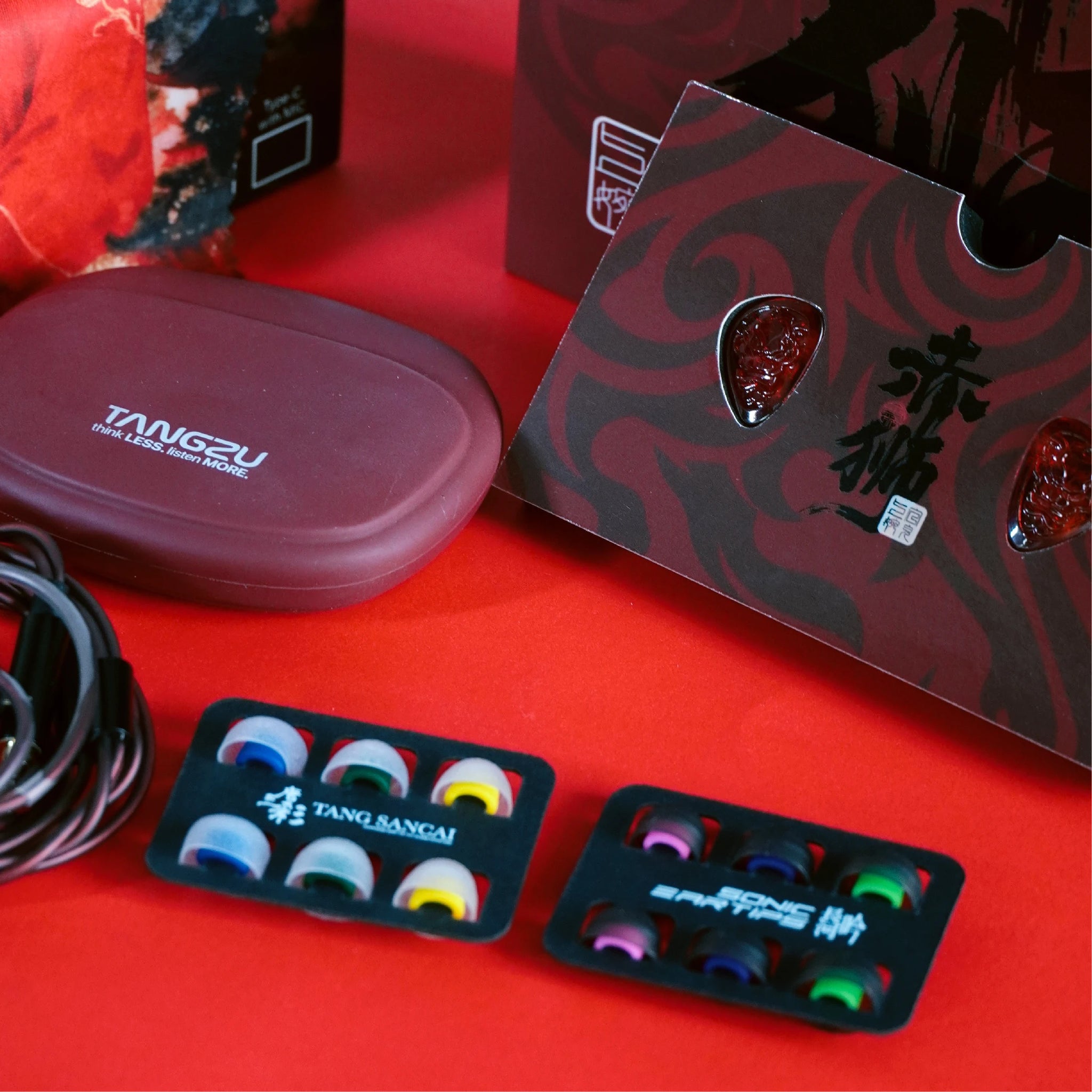 TANGZU Waner 2 Red Lion – HiFi Wired In-Ear Earphones