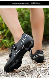 2026 Cycling Sneaker Mtb with Cleats Men Carbon Sports Speed Bike Shoes Women Mountain Racing Flat SPD Road Cycling Footwear
