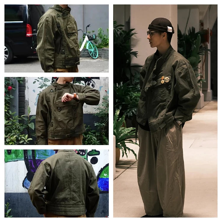 Swedish Dispatch Rider Jacket – Men's Vintage Canvas Coat