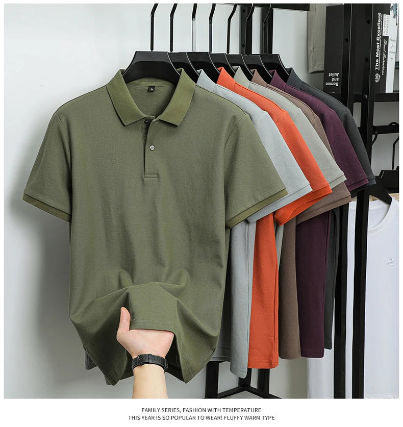 Premium 100% Cotton Polo Shirt for Men | Smart Casual