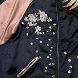 Sakura Phoenix Embroidered Sukajan Jacket