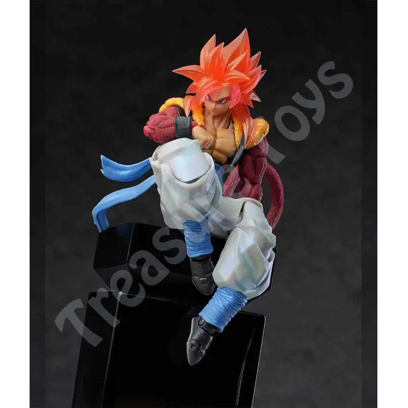 TonsenArttoys Kamione Studio SHF Gogeta SSJ4 Figure Dragon Ball GT Super Saiyan 4 Gogeta Anime Action Figures Kids Toys Gifts