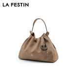 LA FESTIN Original Brand Women's Bag 2025 New Fashion Leather Shoulder Bag Lady Handbag Large Capacity Bag Crossbody Bag