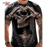 Men's Skull Beer Graphic T-Shirt