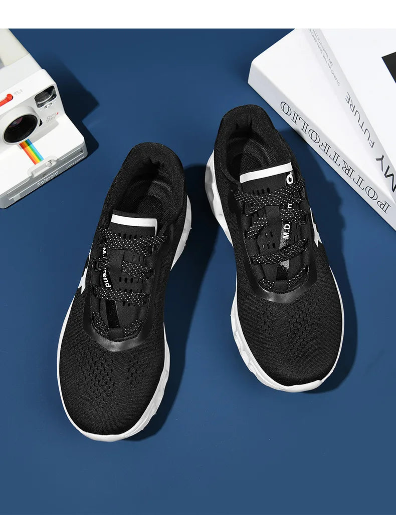 2026 Air Cushion Running Shoes Jogging Marathon Men Sports Breathable Lightweight Women's Comfortable Nonskid Leisure Sneakers