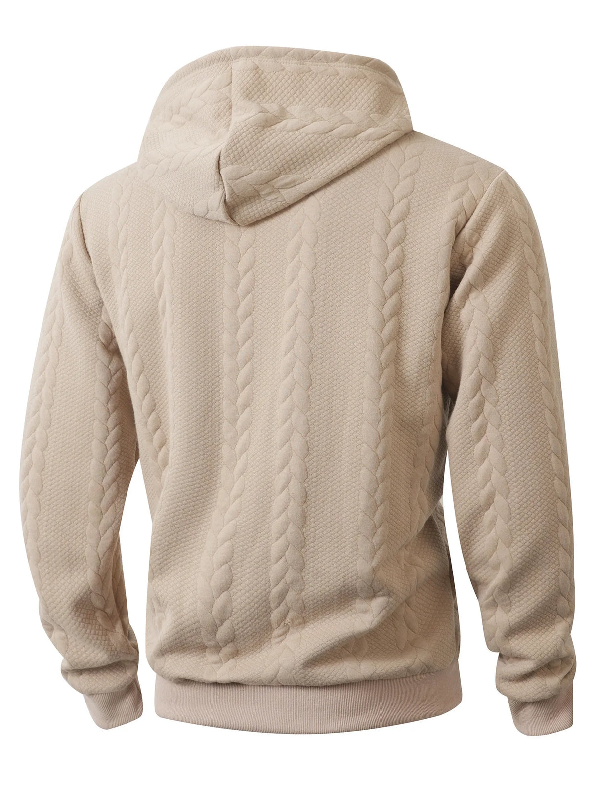 Men's Knit Zip-Up Hoodie