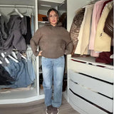 Women's Relaxed Hooded Pullover Sweater