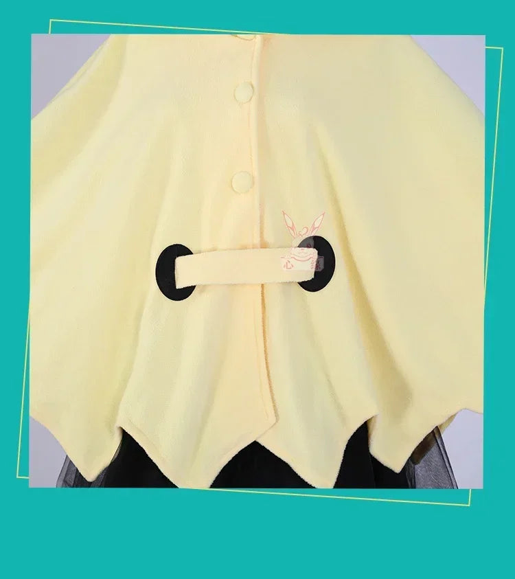 Pokemon Mimikyu Cosplay Costume Anime Cartoon Cute Women Kigurumi Cloak Dress Halloween Outfit Cloak for Adult