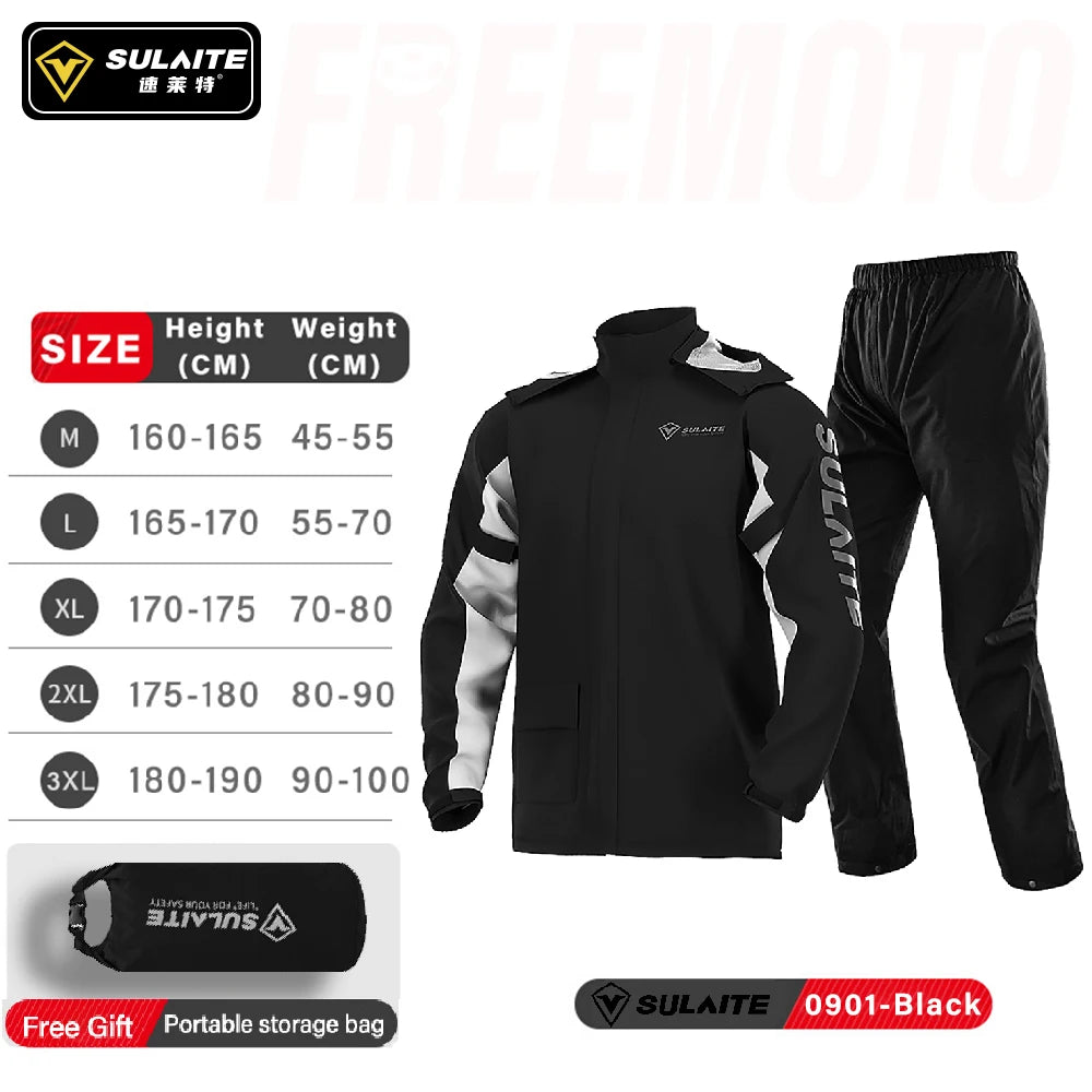SULAITE All-Weather Moto Rain Suit | Men & Women