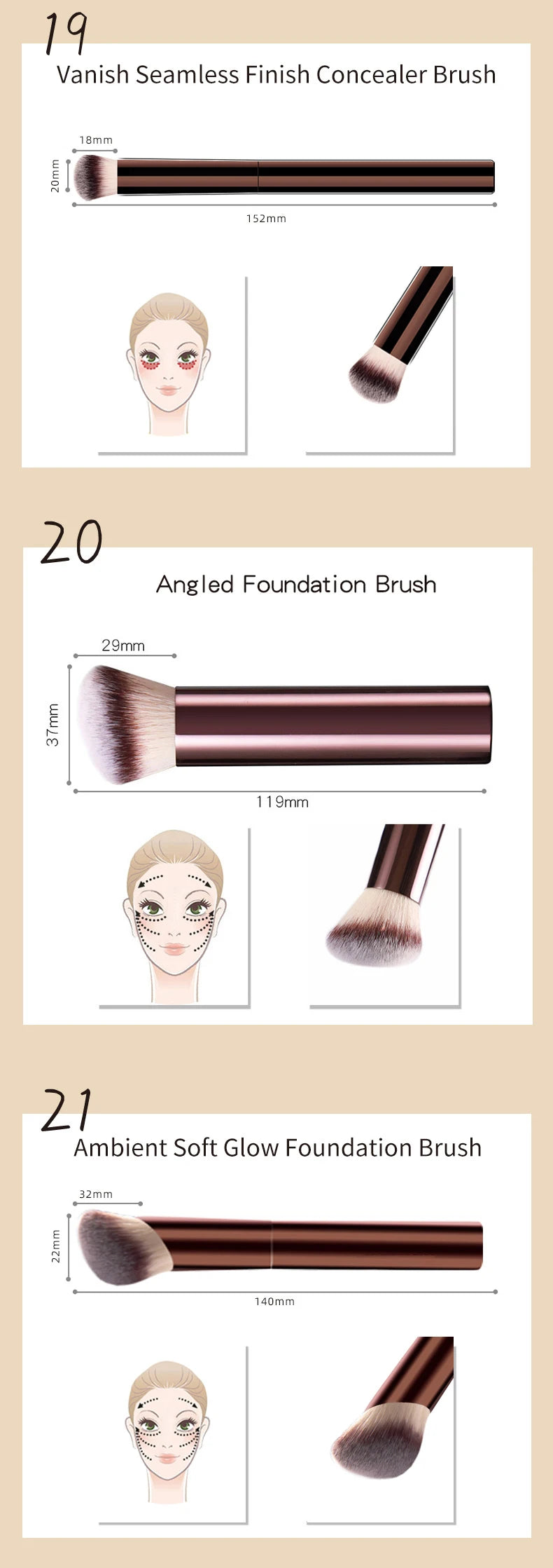 Hourglass 23-Piece Professional Makeup Brush Set