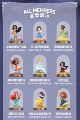 POP MART Disney PRINCESS Create Your World Series Blind Box Surprise Mystery Box Anime Action Figurines Home Decor Desktop Model