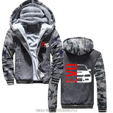 Winter Hoodie Cotton Male Casual Letters EVO 8 9 VIII IX Lancer Evolution Graphic Fashion zip up Jacket Hoody Unisex Tops coats