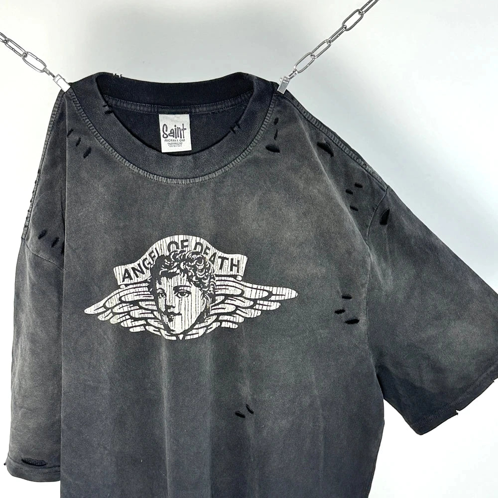 Vintage Angel Cotton Long Sleeve T-Shirt