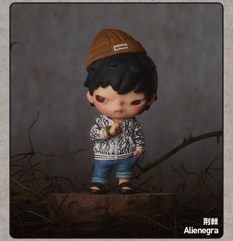 POP MART Original Hirono X CLOT Series Blind Box Trendy Fashion Toy Gift Ornament Collectible Toys Christmas Decoration Toy Gift
