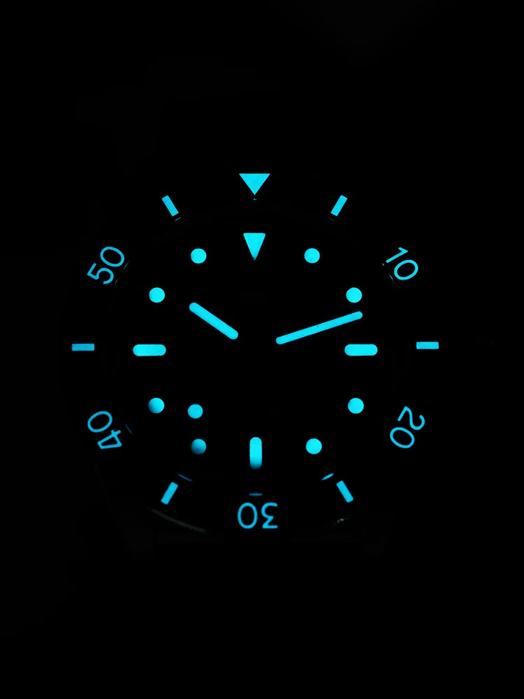 San Martin 39mm SN0151 Guilloche MOP Automatic Dive Watch